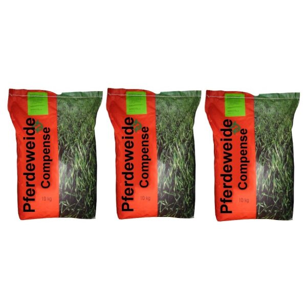 Pferdeweide Compense (fruktanarm) Sparpaket 3x10 kg